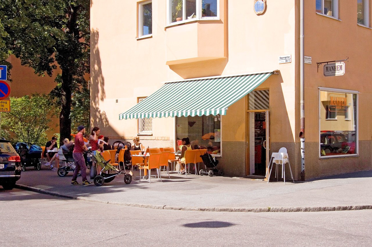 Omtyckta café Manhem