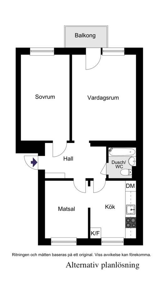 Alternativ planlösning