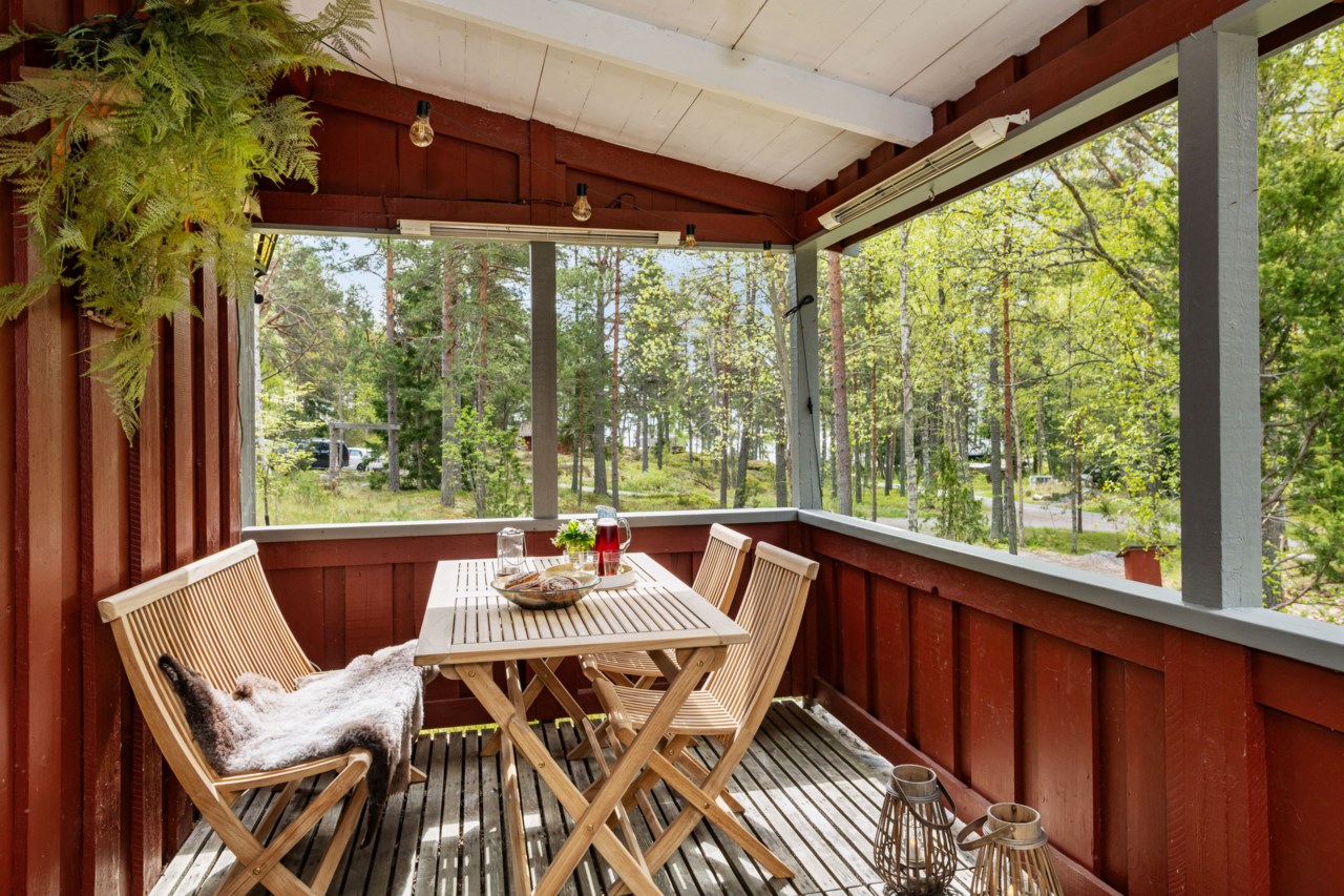 Veranda under tak