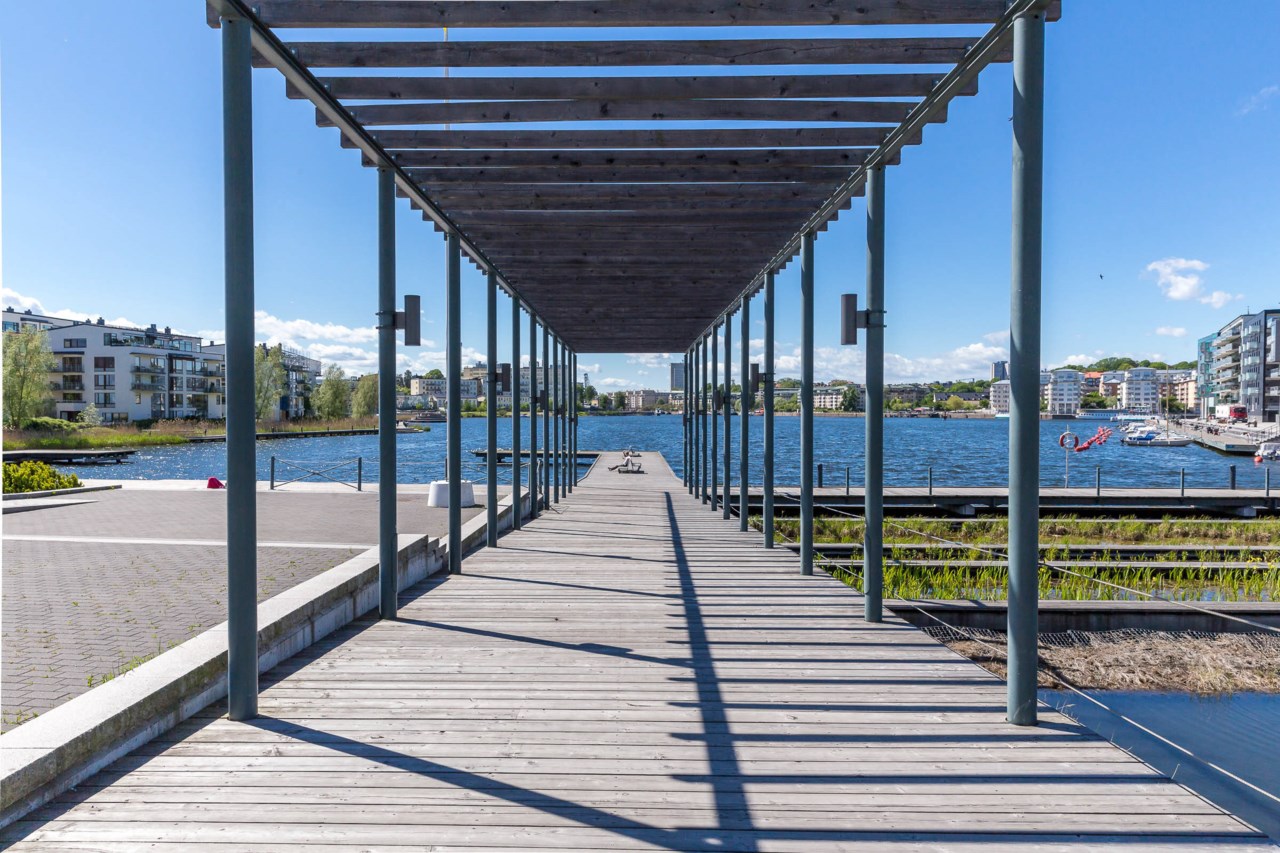 Sjöstadsviken runt hörnet